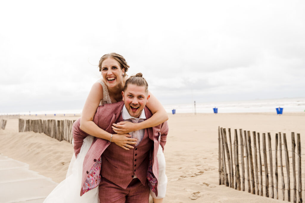 Strandbruiloft in Katwijk aan Zee