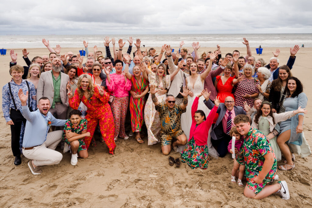 Strandbruiloft in Katwijk aan Zee