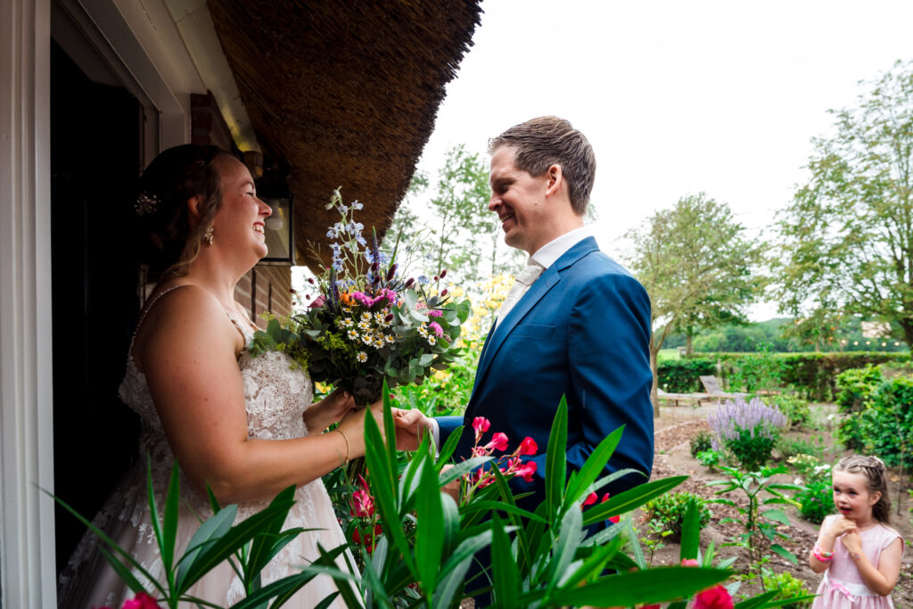 Een regenachtige maar onvergetelijke bruiloft